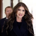 Kristi Noem, President-elect Donald Trump's nominee for Homeland Security secretary, walks after a meeting with U.S. Senator Marco Rubio in the Russell Senate Office Building on Capitol Hill in Washington